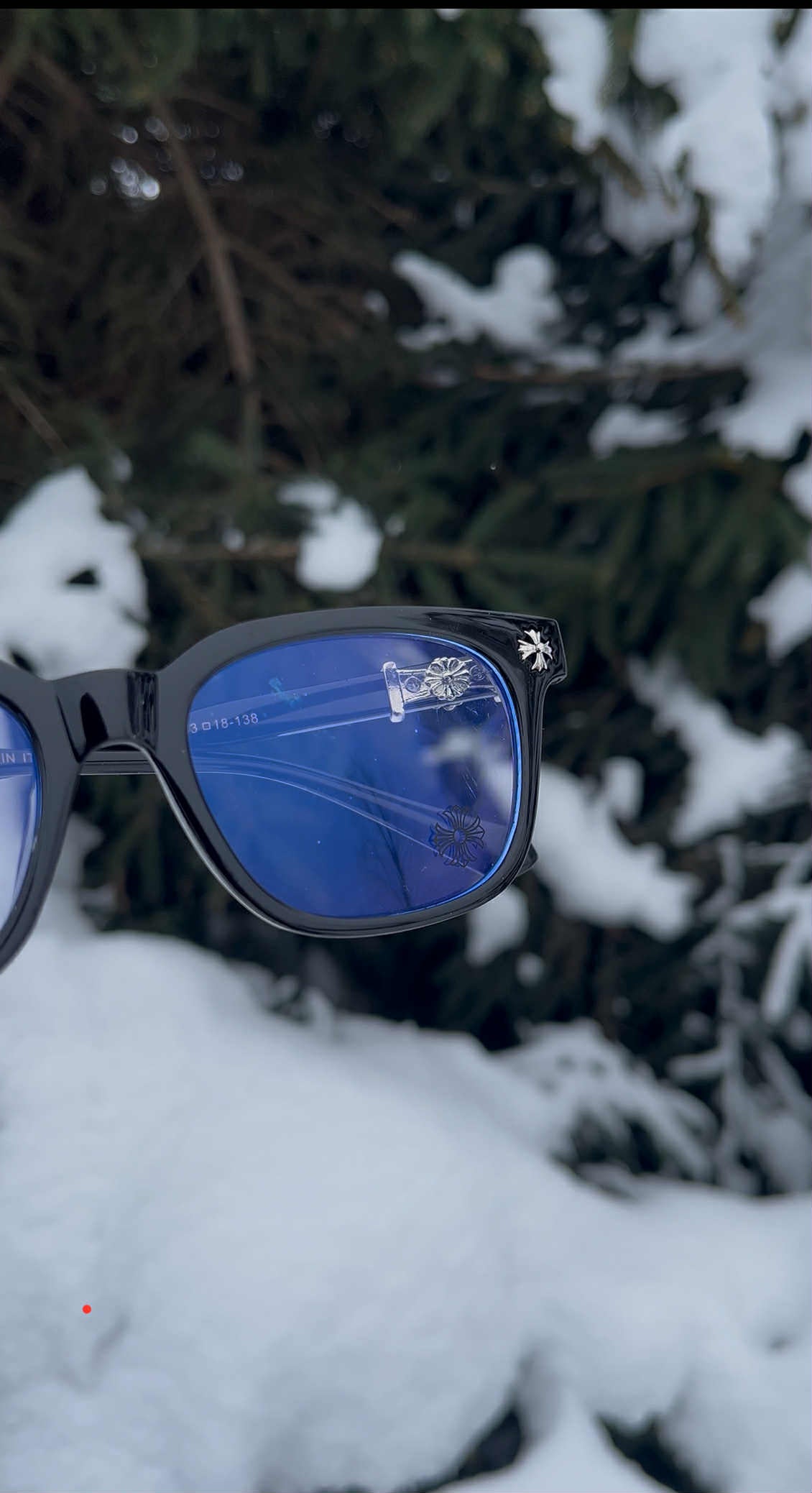 Black/Silver Glasses